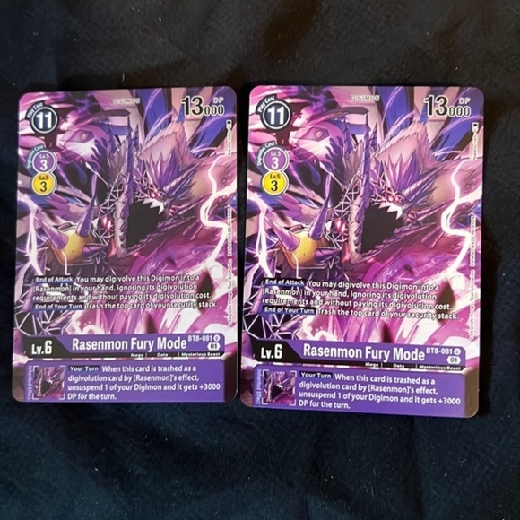 2 copies of Rasenmon Fury Mode - DIGIMON card game - Picture 1 of 1